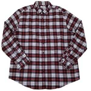 NWT Mens  Plaid Extra Soft Flannel Long Sleeves 
Button Down Shirt Size S